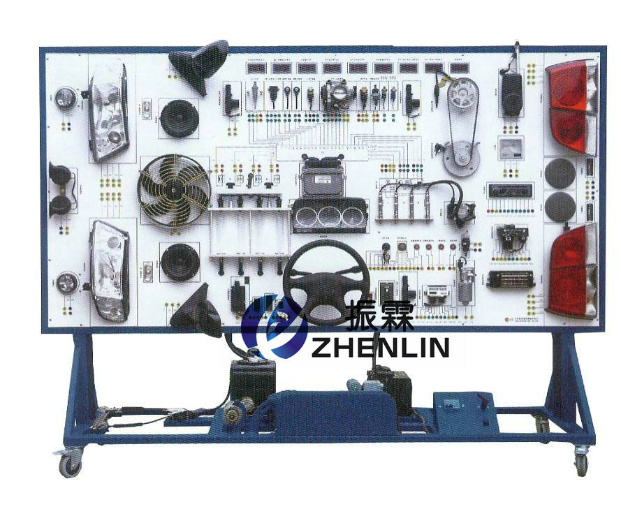 桑塔納2000全車電路電器實訓臺,全車電路電器實訓設備--上海振霖公司