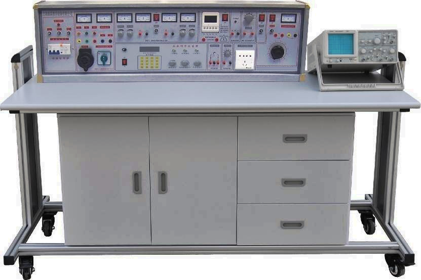這一款是上海振霖教學(xué)設(shè)備公司生產(chǎn)的ZLCB-804型電工電子實驗臺（學(xué)生桌）。