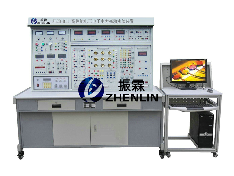 這一款是上海振霖教學(xué)設(shè)備公司生產(chǎn)的ZLCB-811型電工電子實(shí)驗(yàn)臺(tái)。