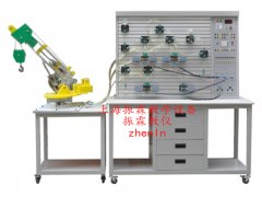 工程液壓實訓(xùn)設(shè)備  /  透明起重機(jī)液壓系統(tǒng)與PLC控制實訓(xùn)裝置_上海振霖教學(xué)設(shè)備